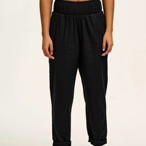 NWT Lucy & Yak Black Alexa Pants in UK L Long Length
